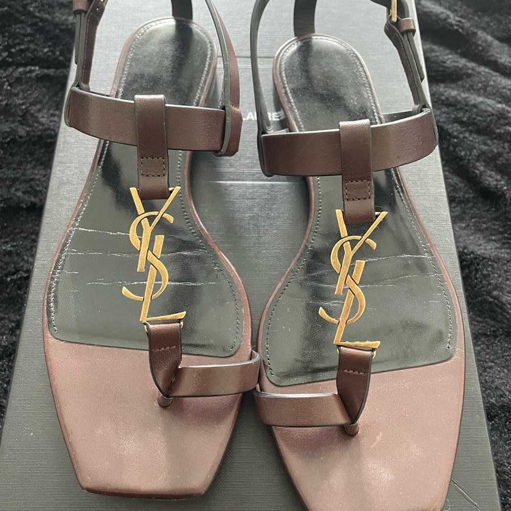 YSL Cassandra Sandals
